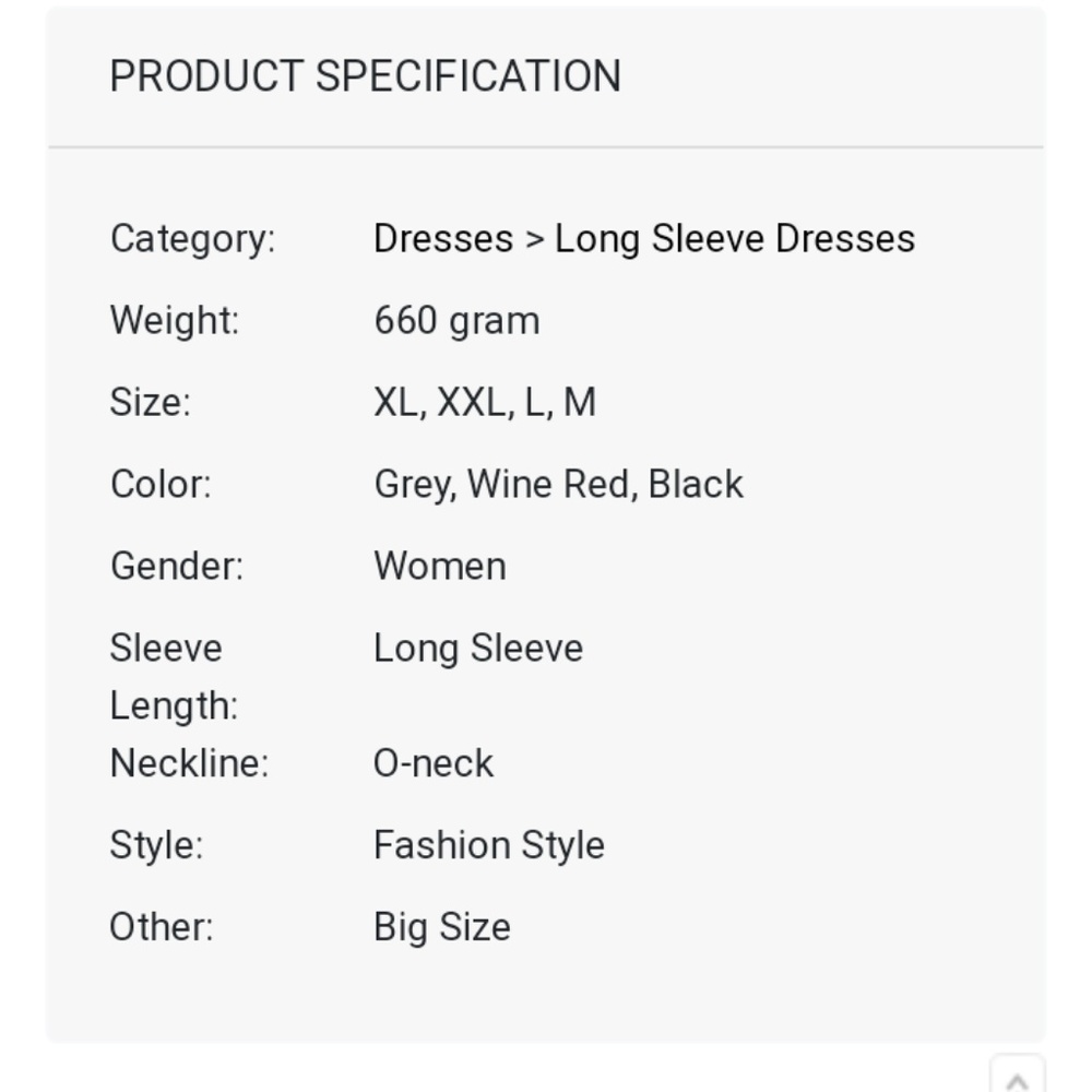 L LYX Warm Dress - Picture 5 of 6